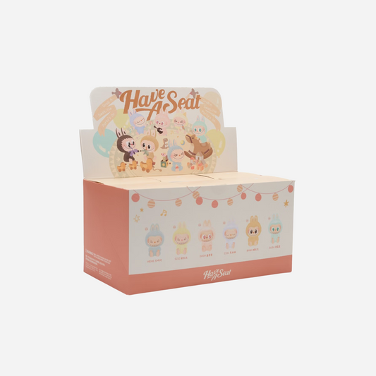 Labubu The Monsters Have a Seat Vinyl Plush Sealed Case (6 Blind Boxes)