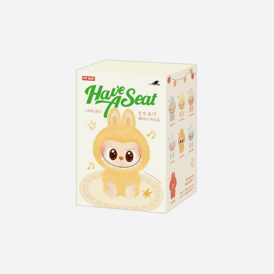 Labubu The Monsters Have a Seat Vinyl Plush Sealed Case (Blind Box)